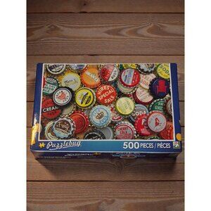 Puzzlebug Vintage Bottle Caps 500-Piece Jigsaw Puzzle Factory Sealed